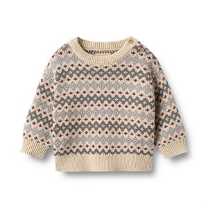 Wheat - Jacquard Pullover Harlow, Flint